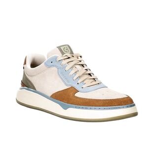 Cole Haan GrandPro Crossover Suede Sneakers Mens 9.5 Faded Denim Blue Modern